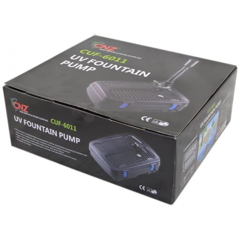 CNZ ALL IN ONE Pond Filter System with 13W Sterilizer 660GPH Pump Fountain Kits