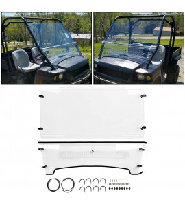Front Vented Windshield Scratch Resistant Compatible with 2004-2010 John Deere HPX 4x4, XUV 620i, 625i, 825i 850D 855D Front Vented Windshield Scratch Resistant Compatible with 2004-2010 John Deere HPX 4x4, XUV 620i, 625i, 825i 850D 855D