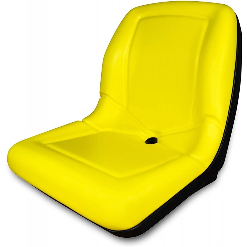 TRAC SEATS Yellow Seat for John Deere 1023E 3025E 3032E 3038E 3203 Compact Tractor LVA14488 - High Back Tractor Seat (SAME DAY )