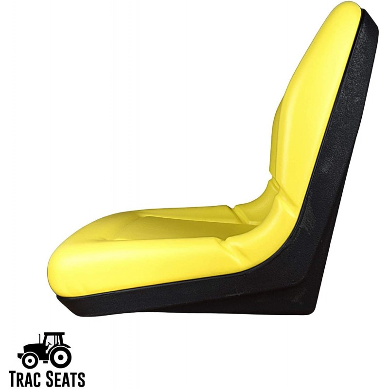 TRAC SEATS Yellow Seat for John Deere 1023E 3025E 3032E 3038E 3203 Compact Tractor LVA14488 - High Back Tractor Seat (SAME DAY )
