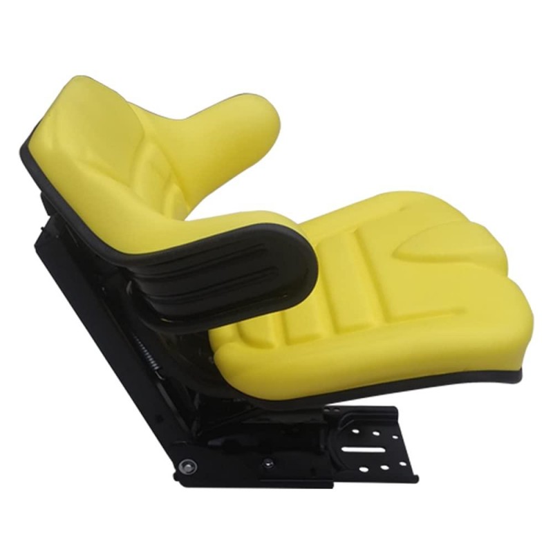 Yellow Tractor Suspension Seat Fits John Deere 1020, 1530, 2020, 2030, 2040 2240