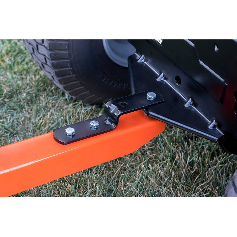 Agri-Fab Inc 45-0553, 1000-Pound, Poly Dump/Swivel Cart, Black/Orange