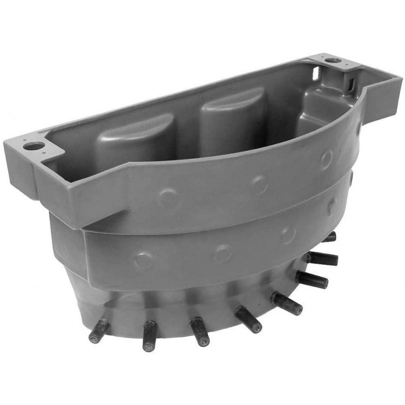 Zerodis 38L Large Capacity 8 Nipples Calf Milk Feeding Bucket, Livestock Farm Cattle Sheep Milk Feed Feeder Multiple Feeding Ports