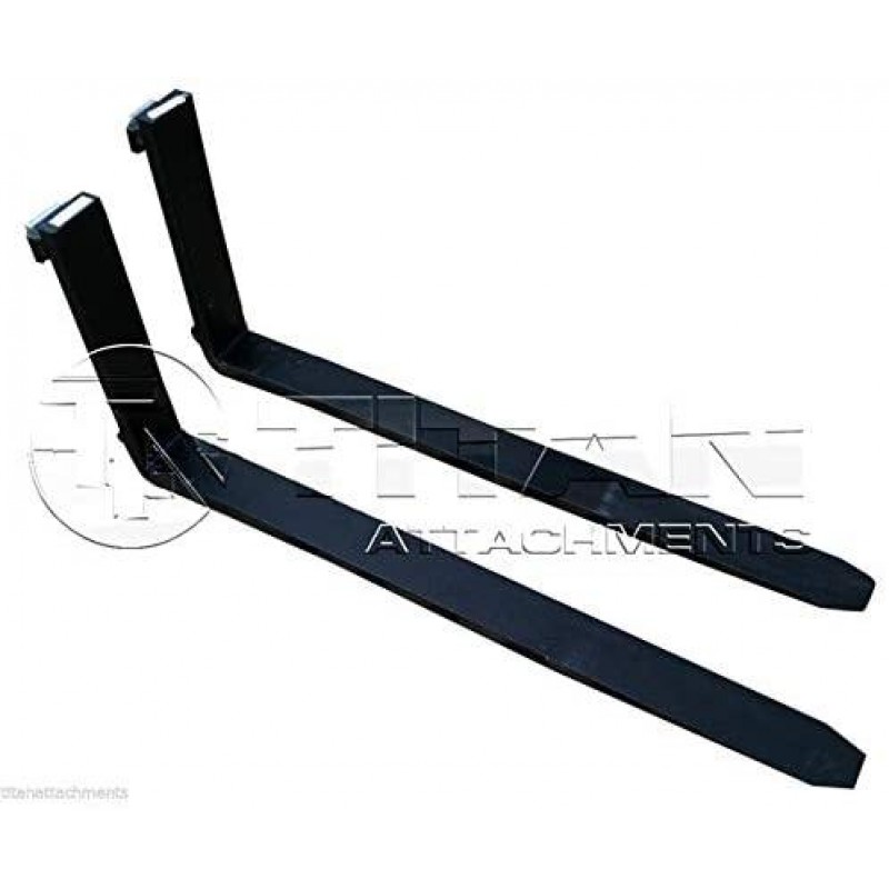 Titan Attachments Pro-Duty Skid Steer Pallet Fork Attachment, 48