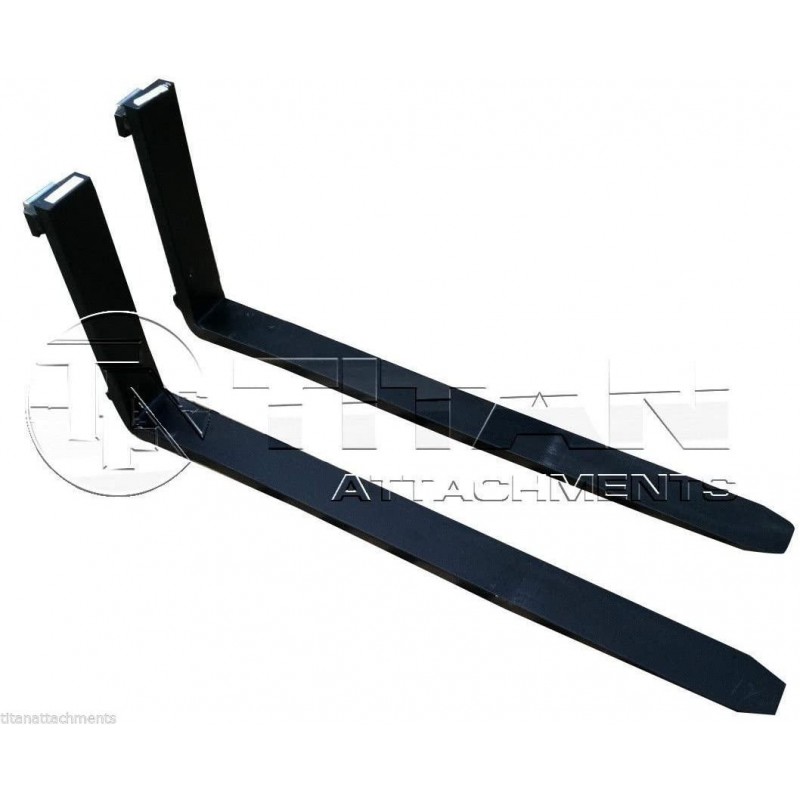 Titan Attachments Pro-Duty Skid Steer Pallet Fork Attachment, 48