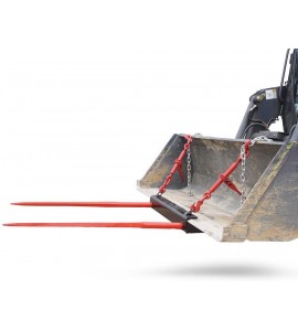 Titan Attachments Universal Bucket Dual Hay Spears 43 in. Titan Attachments Universal Bucket Dual Hay Spears 43 in.