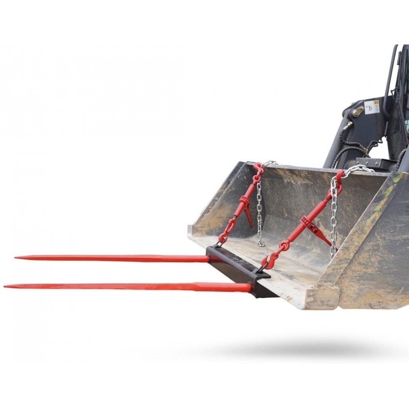 Titan Attachments Universal Bucket Dual Hay Spears 43 in.