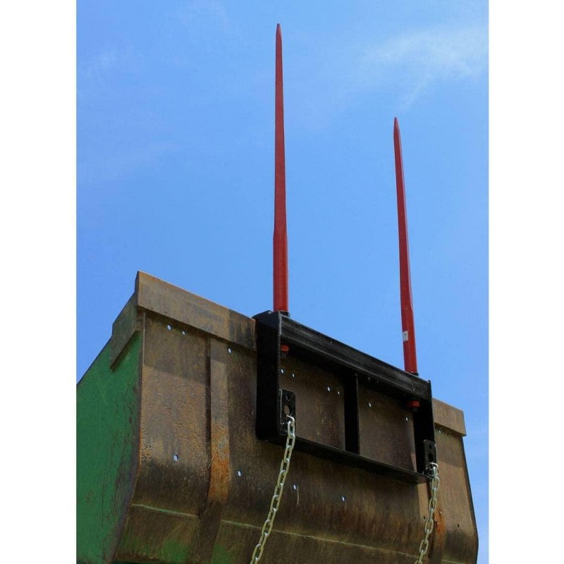 Titan Attachments Universal Bucket Dual Hay Spears 43 in.