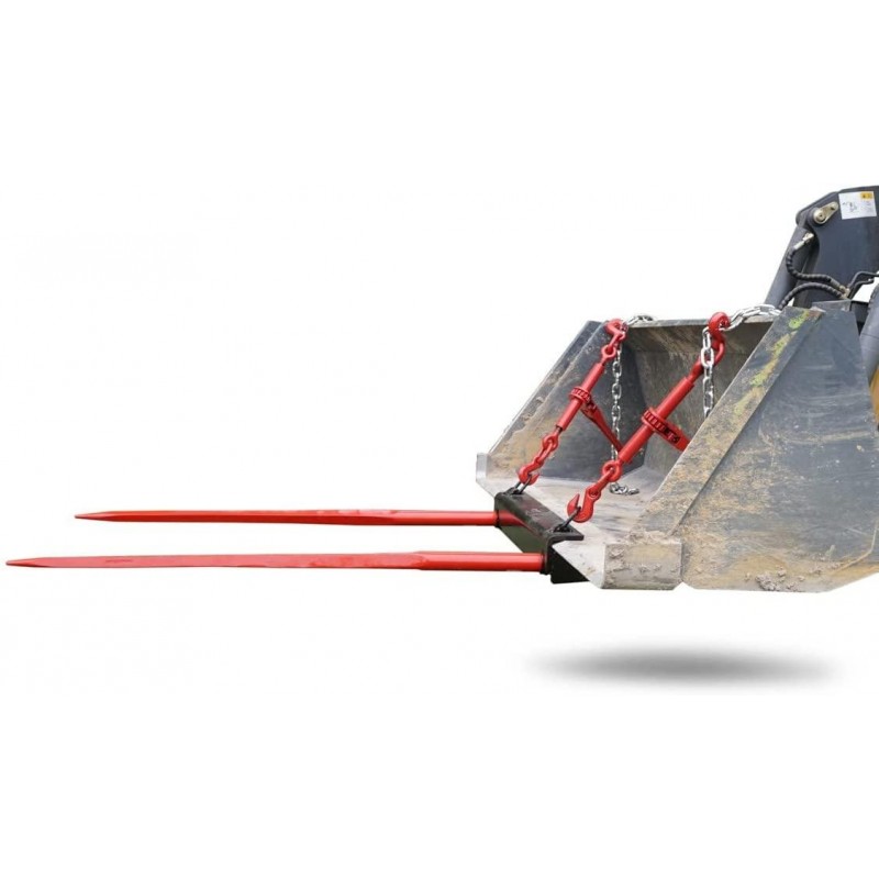 Titan Attachments Universal Bucket Dual Hay Spears 43 in.