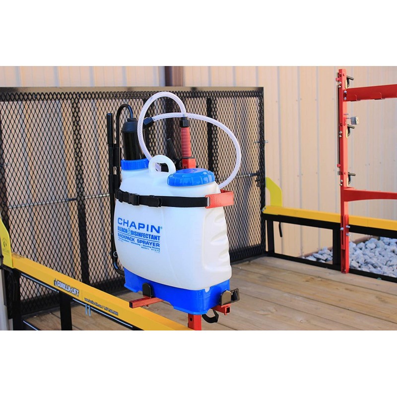 Jungle Jim's Jungle Sprack Backpack Sprayer Holder for Lawn & Landscape Trailers Open or Enclosed