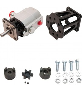 ToolTuff Log Splitter Build Kit: 13 GPM Pump, Coupler, Mount, Bolts, for Huskee, Speeco, etc or DIY Splitter Project (for 3/4 ToolTuff Log Splitter Build Kit: 13 GPM Pump, Coupler, Mount, Bolts, for Huskee, Speeco, etc or DIY Splitter Project (for 3/4