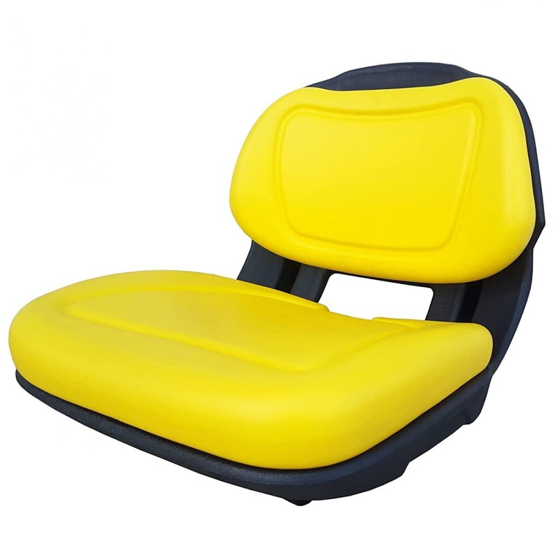 TRAC SEATS Yellow Seat for John Deere X300 X300R X304 X320 X324 X340 X350 X350R X354 X360 X370 X380 X384 X390 X394 AM136044 AUC11188 AUC13500 (Same Day )