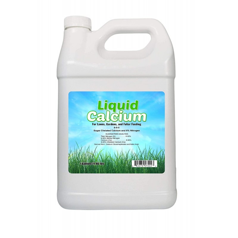 Nature’s Lawn & Garden - Liquid Calcium - Liquid Lime Acidic Soil Amendment to Raise Soil pH, Non-Toxic, Pet-Safe (4 Gallon Bundle)