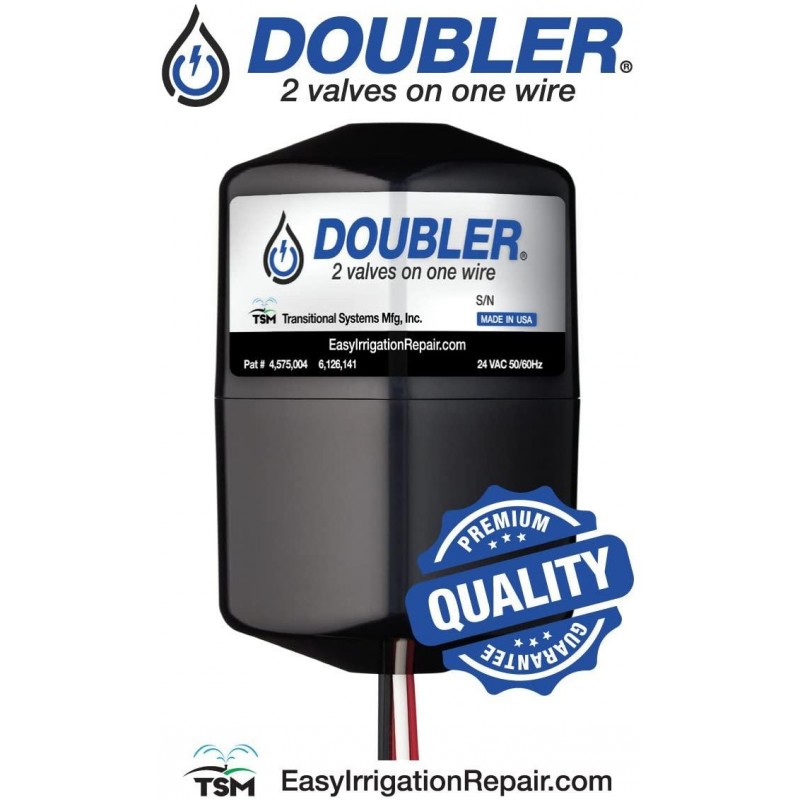 DOUBLER - 2 Valves on One Wire / Expand or Repair Your Irrigation System with Ease