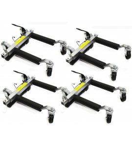 Stark Set of (4) Wheel Dolly Car Skates Vehicle Positioning Hydraulic Tire Jack Truck Rv Trailer Pick Up Dolly Ratcheting Foot Pedal, 1500LBS Stark Set of (4) Wheel Dolly Car Skates Vehicle Positioning Hydraulic Tire Jack Truck Rv Trailer Pick Up Dolly Ratcheting Foot Pedal, 1500LBS