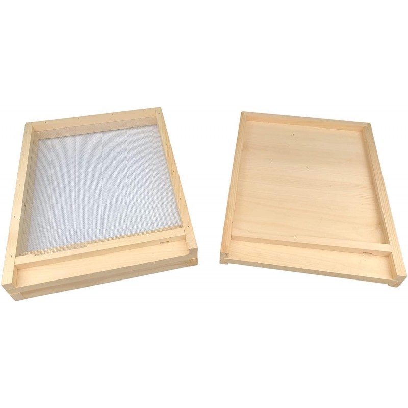 Little Larue Apiary LLc 8 Frame Bee Hive 2 Deep & 3 Medium Beekeeping Beehive Body Only (Un-Assembled) Langstroth (Screen Bottom)