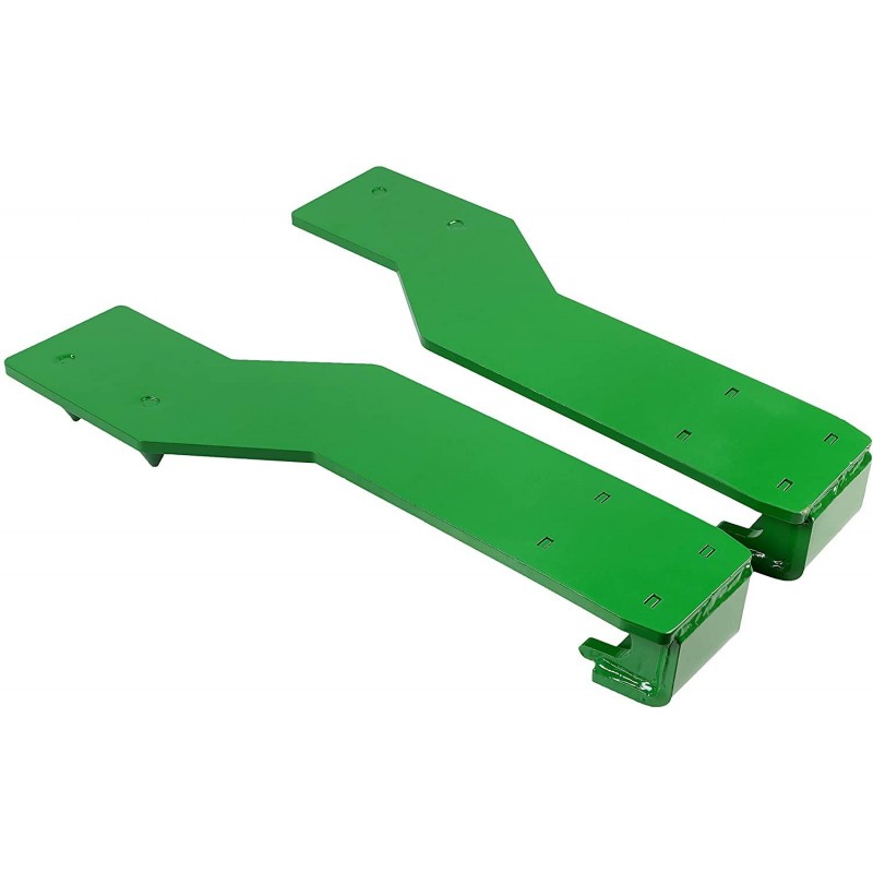 Steel Tractor Loader Quick Tach Weld On Mounting Brackets Compatible with John Deere Tractor Loaders(Top Pin Fits 200, 300, and 400 Series Loaders,Bottom Pin Fits 500 Series Loaders)