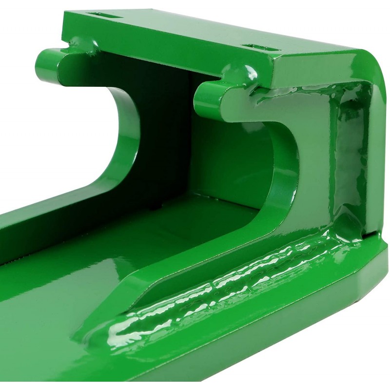 Steel Tractor Loader Quick Tach Weld On Mounting Brackets Compatible with John Deere Tractor Loaders(Top Pin Fits 200, 300, and 400 Series Loaders,Bottom Pin Fits 500 Series Loaders)