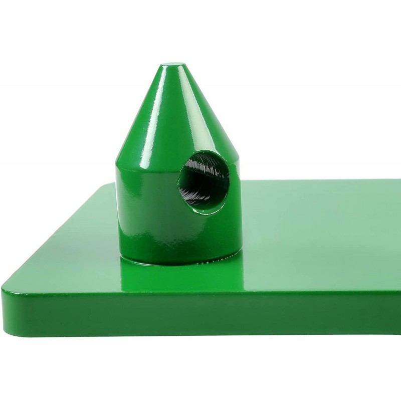 Steel Tractor Loader Quick Tach Weld On Mounting Brackets Compatible with John Deere Tractor Loaders(Top Pin Fits 200, 300, and 400 Series Loaders,Bottom Pin Fits 500 Series Loaders)