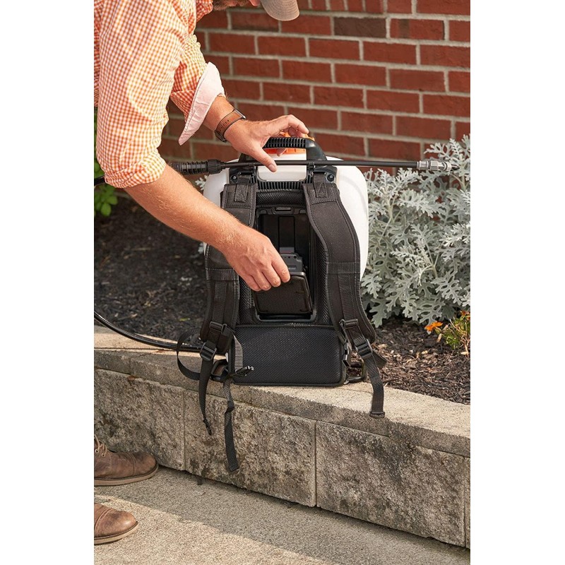 BLACK+DECKER Battery Powered 4-Gallon Backpack Sprayer