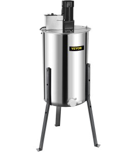 BestEquip Electric Honey Extractor 3 Frame Bee Extractor Stainless Steel Honey Spinner with Stand Beekeeping Equipment