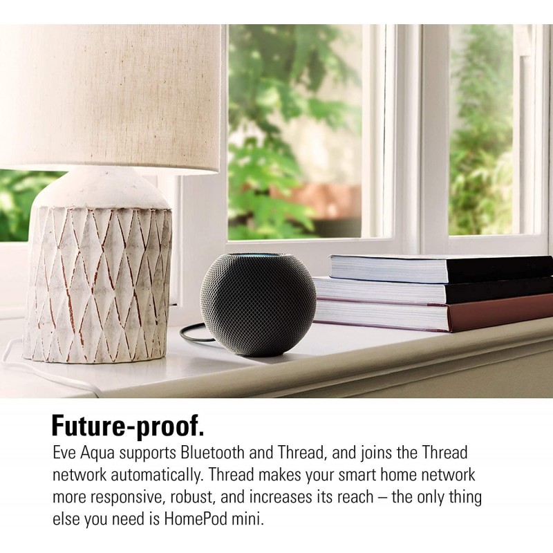 Eve Aqua – Apple HomeKit Smart Home, Smart Water Controller for Sprinkler or Irrigation System, Automate with Schedules, Bluetooth and Thread, App Compatibility