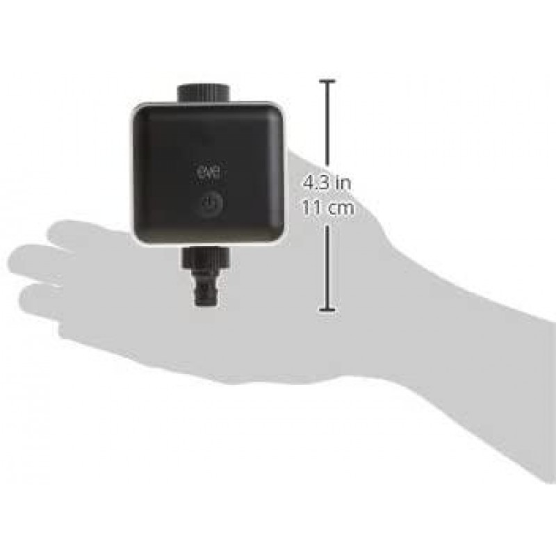 Eve Aqua – Apple HomeKit Smart Home, Smart Water Controller for Sprinkler or Irrigation System, Automate with Schedules, Bluetooth and Thread, App Compatibility