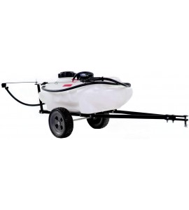 Brinly ST-152BH-A Self-Storing Tow Behind Lawn and Garden Sprayer with Collapsible Boom, 15-Gallon