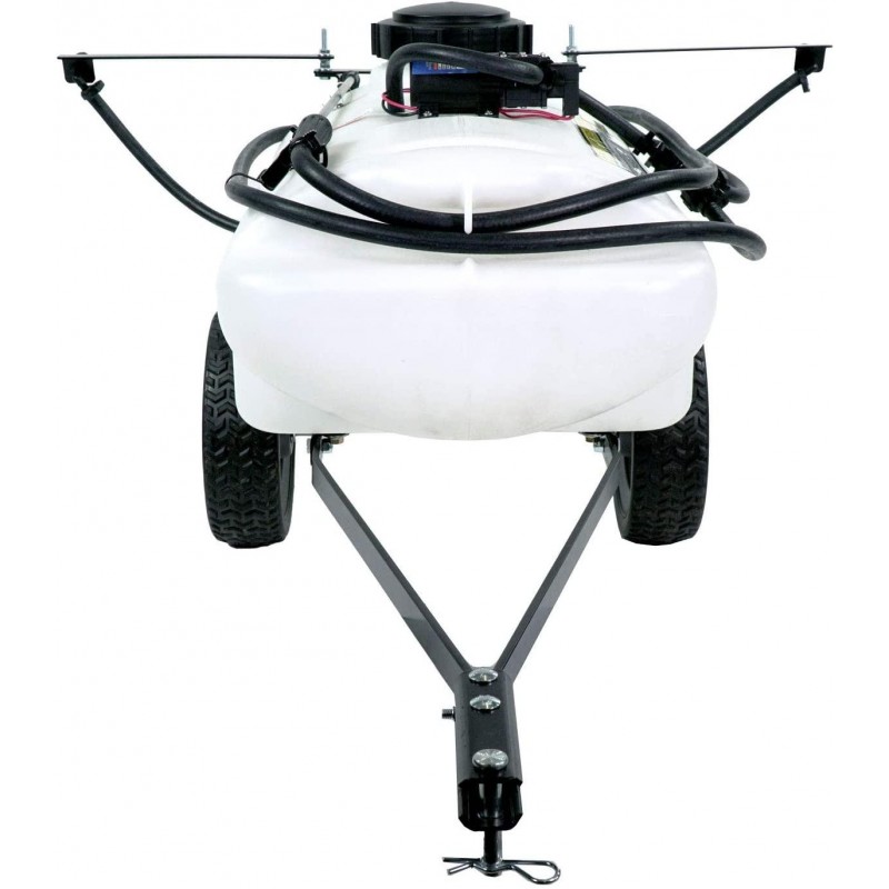 Brinly ST-152BH-A Self-Storing Tow Behind Lawn and Garden Sprayer with Collapsible Boom, 15-Gallon