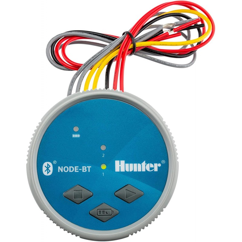 SPW Hunter Node-BT-200 Two Zone Bluetooth Enabled Irrigation Controller 9V Dual Station Timer NODEBT200