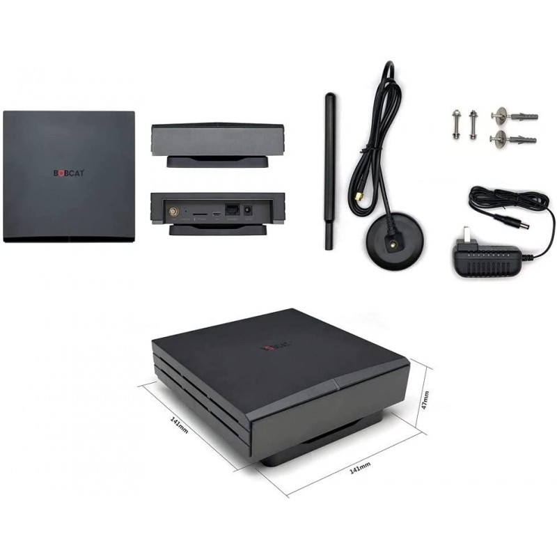 Piecemaster Bobcat 300 Hotspot Helium HTN Miner US 915, Black