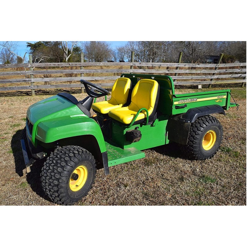TRAC SEATS (2 Seats) Yellow Seat for John Deere Gator CS TS TX 4X2 AM133476 - High Back Seats (Same Day )