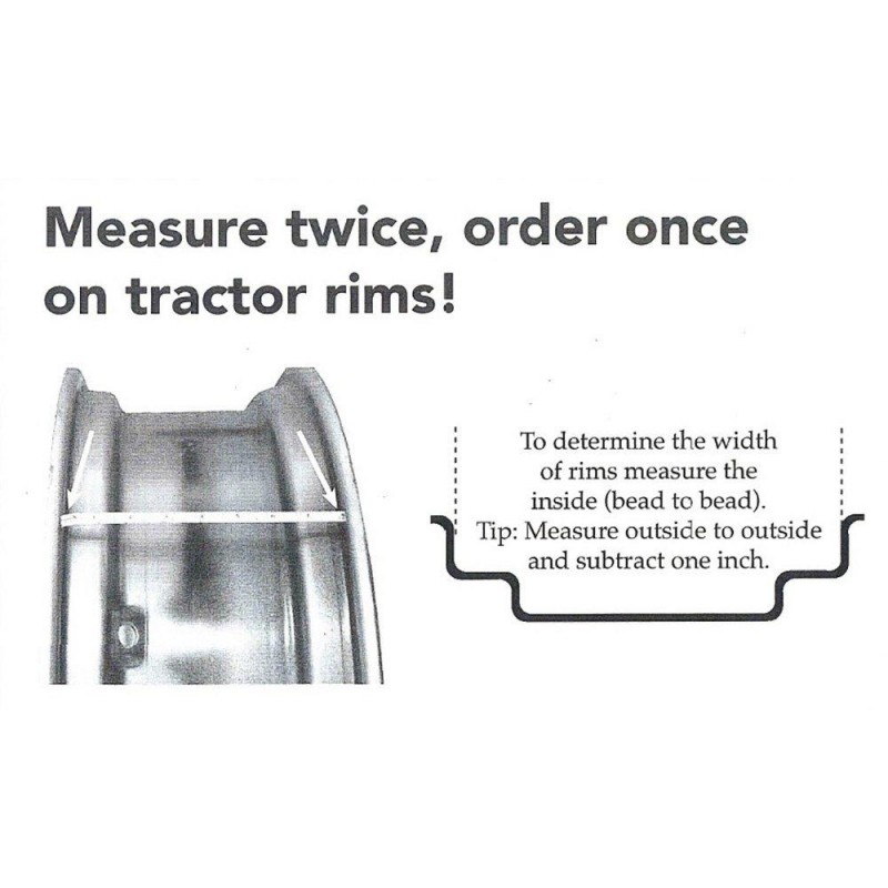 RW12286 12 X 28 6 Loop Rear Rim Fits Ford Tractor 600 800 2000 4000