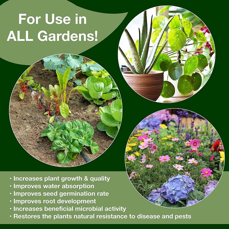 TeraGaniX EM-1 - Certified Organic Microbial Inoculant - Plants & Soil | Nontoxic Active Probiotic Conditioner for Lawn Care | Eliminate Foul Odors & Improve Water Quality (1 Gallon 2-Pack)