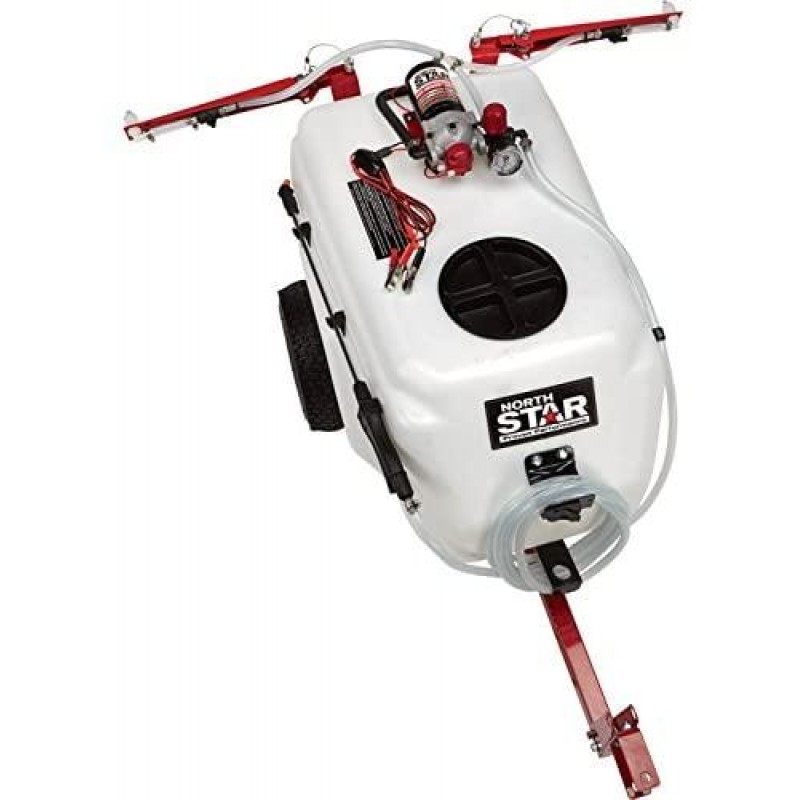 NorthStar Tow-Behind Trailer Boom Broadcast and Spot Sprayer - 31-Gallon Capacity, 2.2 GPM, 12 Volt DC
