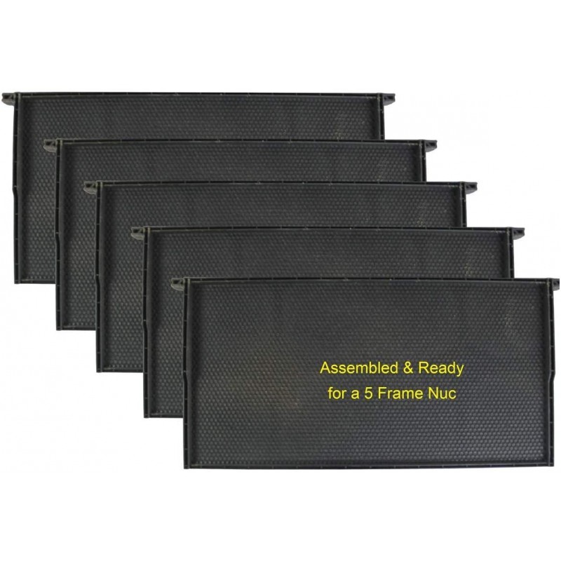 Hoover Hives 10 Frame Langstroth Beehive Dipped in 100% Beeswax Starter Kit (1 Deep Box & Accessories)