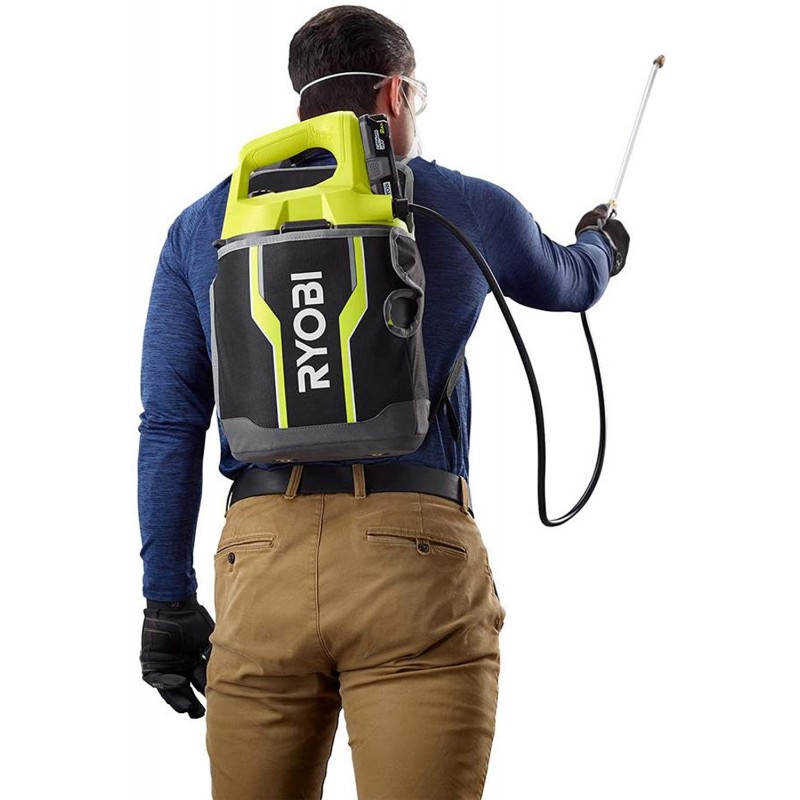 RYOBI Chemical Sprayer Kit 18-Volt Lithium-Ion Cordless Adjustable Nozzle 2 Gal
