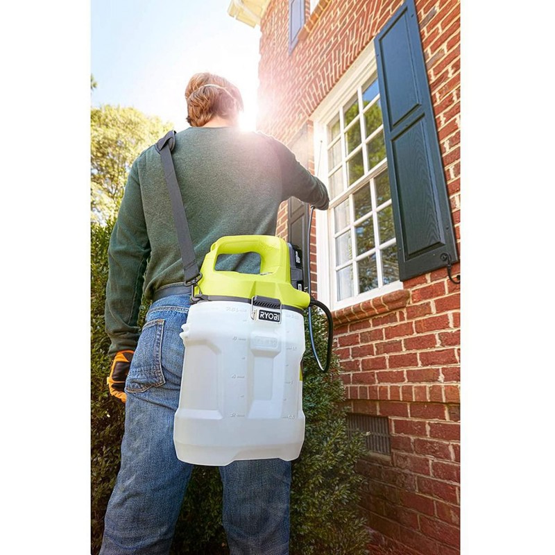 RYOBI Chemical Sprayer Kit 18-Volt Lithium-Ion Cordless Adjustable Nozzle 2 Gal