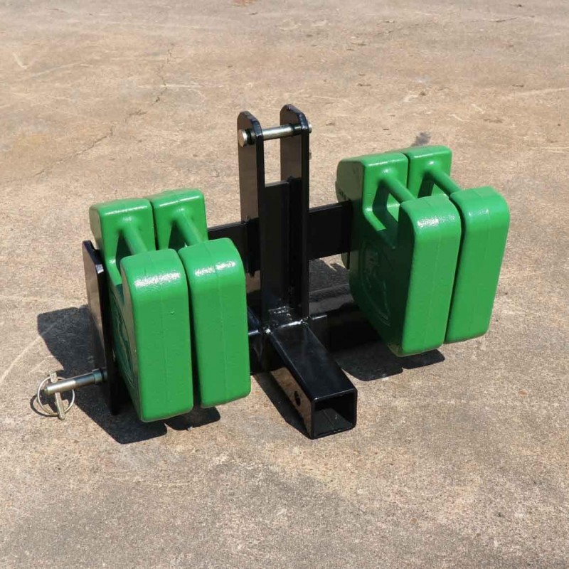 Titan Attachments Tractor Drawbar Suitcase with Weight Brackets 2