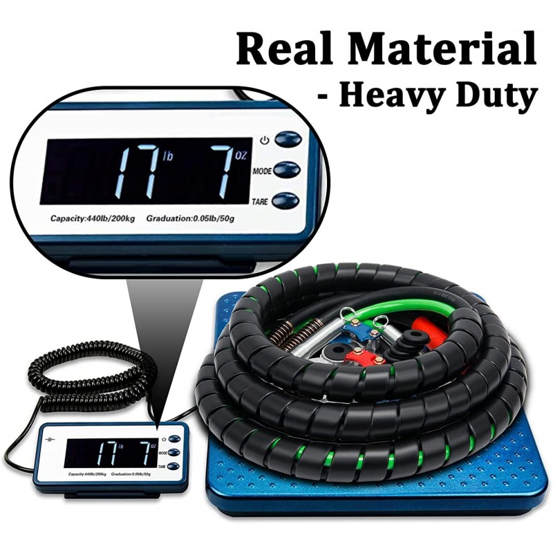 YiaChuii 15 FT Semi Air Hose Airline with Glad Hand, 3 in 1 ABS Semi Truck Air Line Kit 4 PCS Gladhand Seals Air Lines for Tractor Trailer