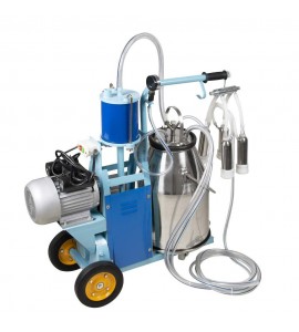 Priomive Electric Milking Machine, 110V/220V Portable Milking Machine with 25L 304 Stainless Steel Bucket for Farm Cows Bucket Milking Supplies Priomive Electric Milking Machine, 110V/220V Portable Milking Machine with 25L 304 Stainless Steel Bucket for Farm Cows Bucket Milking Supplies
