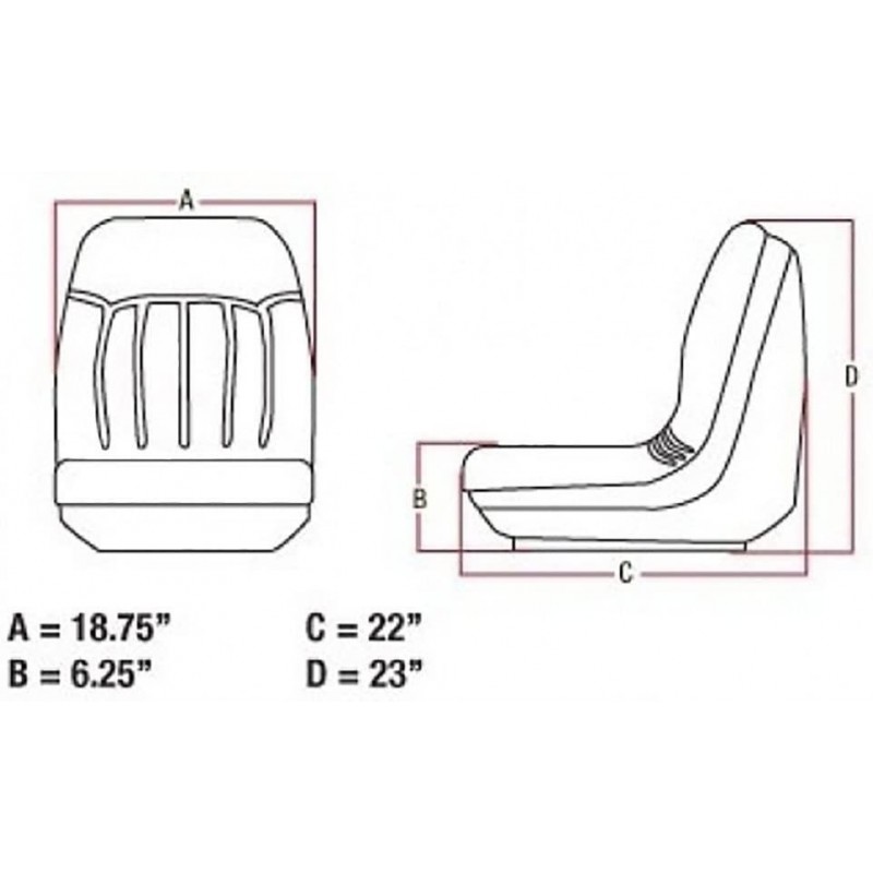 6669135 BobCat Skid-Steer Loaders Replacement Seat
