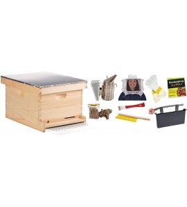 Little Giant 10-Frame Deluxe Beginner Hive Kit Premium Beekeeping Starter Kit for Beginners (Item No. HIVE10KIT) Little Giant 10-Frame Deluxe Beginner Hive Kit Premium Beekeeping Starter Kit for Beginners (Item No. HIVE10KIT)