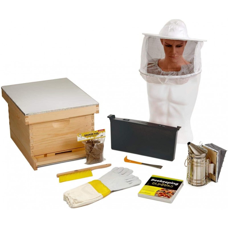 Little Giant 10-Frame Deluxe Beginner Hive Kit Premium Beekeeping Starter Kit for Beginners (Item No. HIVE10KIT)