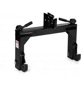 Titan Attachments 3-Point Quick Hitch fits Cat 1 & 2 Tractors Easily Adjustable