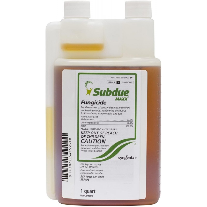 Syngenta Subdue Maxx Fungicide 1qt