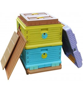 Thermo Beehive Plastic Insulated Bee Hive Set Thermo Beehive Box bee House [No Frames Included]