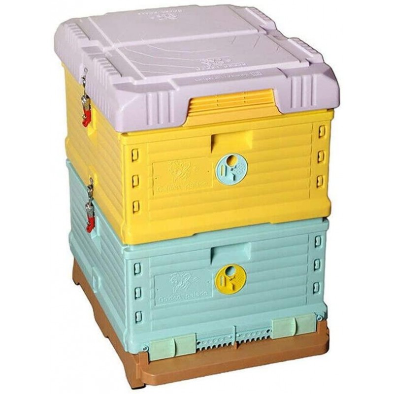 Thermo Beehive Plastic Insulated Bee Hive Set Thermo Beehive Box bee House [No Frames Included]
