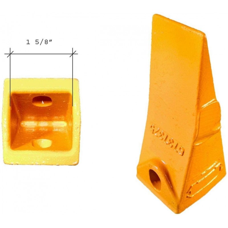 8 - Bobcat Style Mini Excavator/Skid Steer Bucket Teeth w/Pins - 6737325