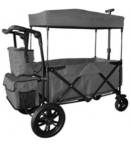 Novalife Heavy Duty Sport Outdoor Collapsible Folding Utility Wagon Cart Canopy with Brakes Novalife Heavy Duty Sport Outdoor Collapsible Folding Utility Wagon Cart Canopy with Brakes